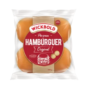 PÃO DE HAMBURGUER WICK 200G